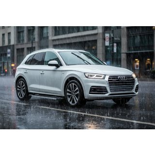 Бокові пороги RedLine (2 шт., Алюміній) Audi Q5 2017-2025 рр. фото 1