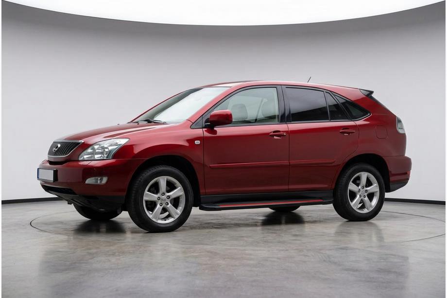 Lexus RX 2003-2009 рр. Бокові пороги Maya Red (2 шт., Алюміній) Фото 1