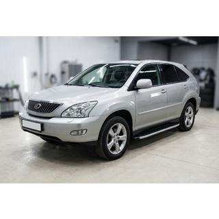 Бокові пороги Fullmond (2 шт., Алюміній) Lexus RX 2003-2009 рр. фото 1