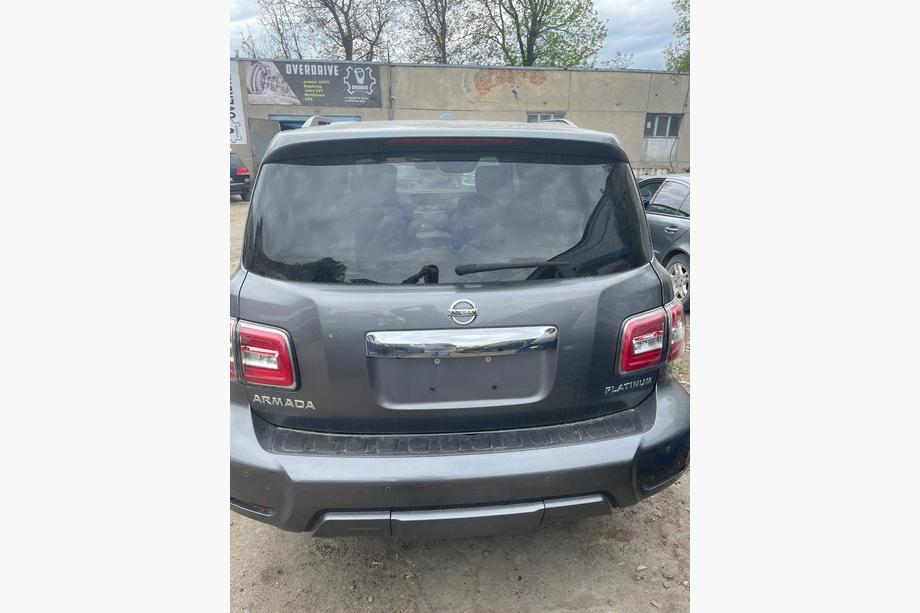 Nissan Armada 2016-2024 рр. Задній бампер в зборі (оригінал 2019 рік) Фото 3