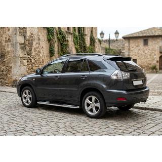 Бокові пороги Tayga V2 (2 шт., Алюміній) Lexus RX 2003-2009 рр. фото 1