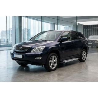 Бокові пороги Vision New Grey (2 шт., Алюміній) Lexus RX 2003-2009 рр. фото 1