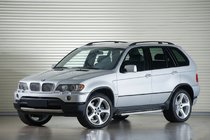 BMW X5 E53 1999-2006 рр. Бокові пороги Tayga Grey (2 шт, алюм.) фото 1