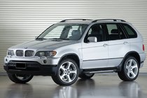 BMW X5 E53 1999-2006 рр. Бокові пороги Duru (2 шт, алюм.) фото 1