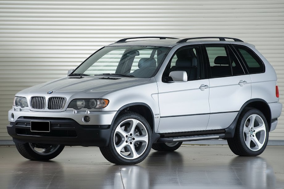 BMW X5 E53 1999-2006 рр. Бокові пороги Duru (2 шт, алюм.) Image