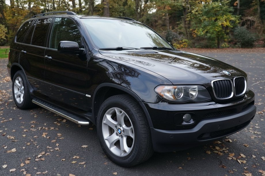 BMW X5 E53 1999-2006 рр. Бокові пороги Maydos V1 (2 шт, алюм.) Image
