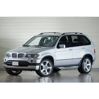 Бокові пороги Maydos V2 (2 шт, алюм.) BMW X5 E53 1999-2006 рр. фото 1