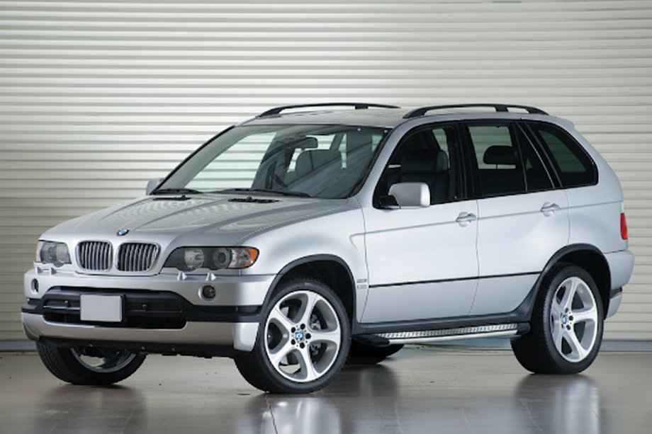 BMW X5 E53 1999-2006 рр. Бокові пороги Maydos V2 (2 шт, алюм.) Image