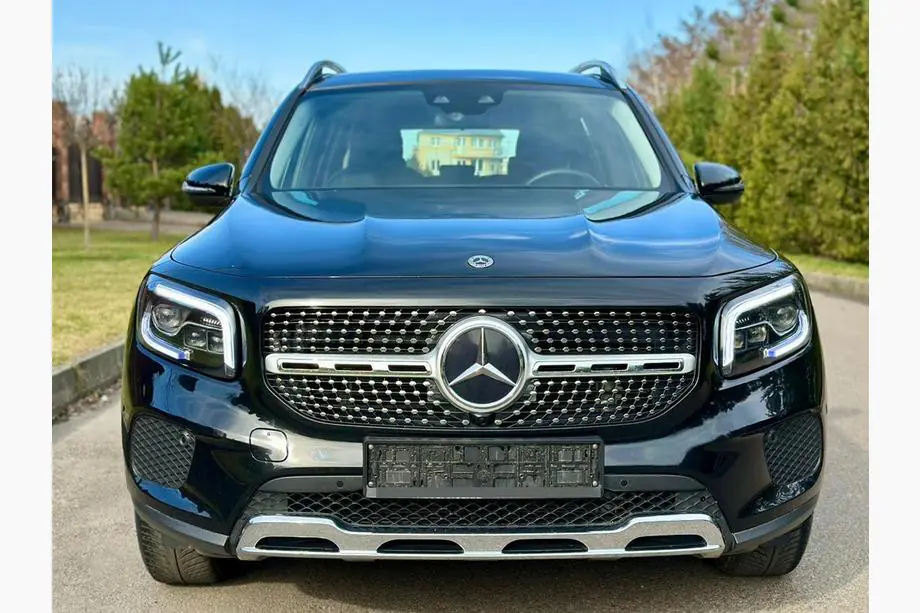 Mercedes GLB X247 2019- рр. Передня решітка Diamond Silver (для Base 2019-2023) З місцем під камеру
