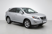 Lexus RX 2009-2015 рр. Бокові пороги Bosphorus Grey (2 шт, алюміній) фото 1