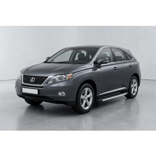 Бокові пороги Maya V1 (2 шт, алюміній) Lexus RX 2009-2015 рр. фото 1