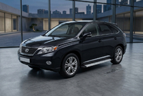 Lexus RX 2009-2015 рр. Бокові пороги Maya V2 (2 шт, алюміній) фото 1