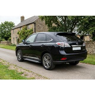 Бокові пороги Rainbow (2 шт, алюміній) Lexus RX 2009-2015 рр. фото 1