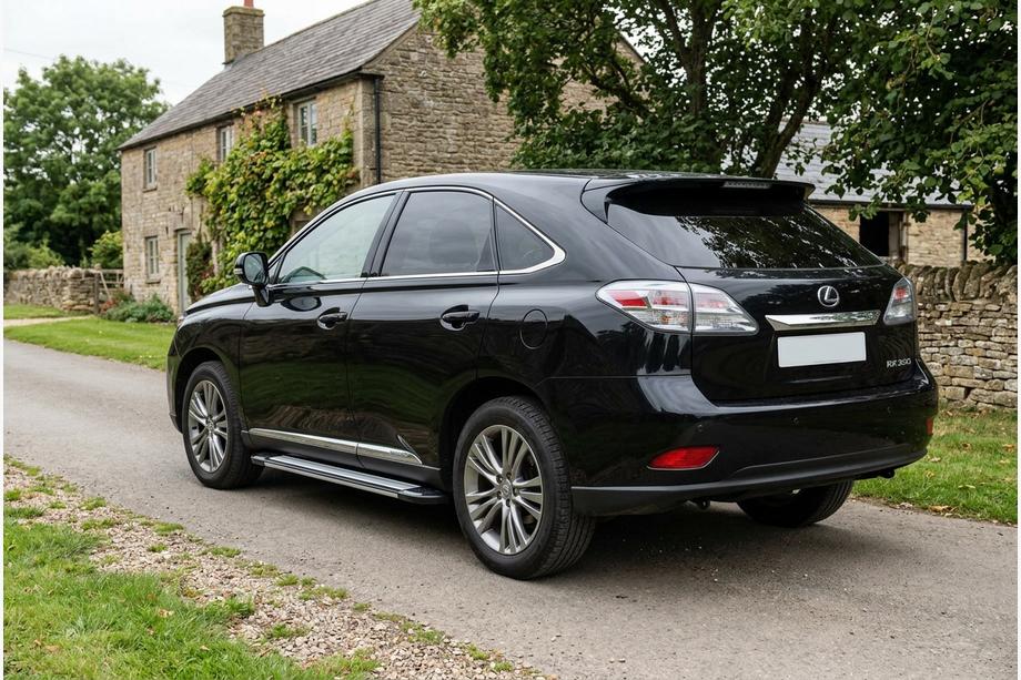 Lexus RX 2009-2015 рр. Бокові пороги Rainbow (2 шт, алюміній) Image