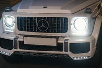 Mercedes G class W463 1990-2018 рр. Передня решітка (GT Panamericana, без хрому) фото 8