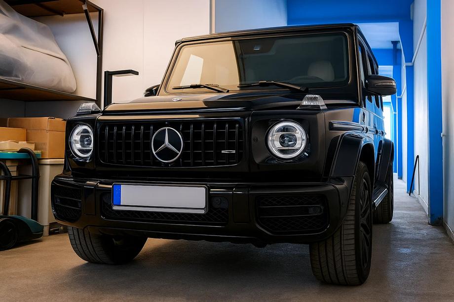 Mercedes G class W463 1990-2018 рр. Передня решітка (GT Panamericana, без хрому) Image
