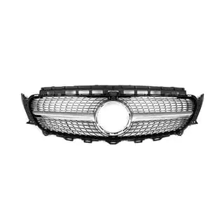 Передня решітка Diamond Silver (для Avantgarde/AMG-Line/E43 AMG/E53 AMG 2016-2020) фото 2