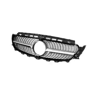 Передня решітка Diamond Silver (для Avantgarde/AMG-Line/E43 AMG/E53 AMG 2016-2020) фото 3