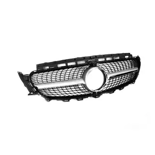 Передня решітка Diamond Silver (для Avantgarde/AMG-Line/E43 AMG/E53 AMG 2016-2020) фото 4