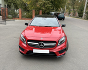 Mercedes GLA X156 2014-2019 рр. Передня решітка AMG Silver (2014-2016) фото 1