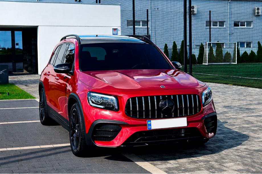 Mercedes GLB X247 2019- рр. Передня решітка Panamericana GT (для AMG-Line 2019-2023) Фото 5