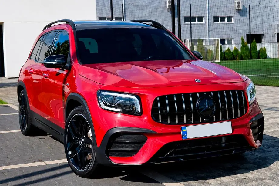 Mercedes GLB X247 2019- рр. Передня решітка Panamericana GT (для AMG-Line 2019-2023) Без місця під камеру