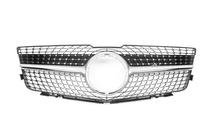 Mercedes GLK class X204 2008-2015 рр. Передня решітка Diamond Silver (2009-2012) фото 2