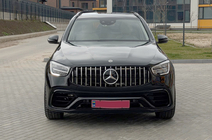 Mercedes GLC coupe C253 2016-2023 рр. Передня решітка GT Panamericana (для GLC 43 AMG/GLC 63 AMG/AMG-Line 2019-2022) фото 5