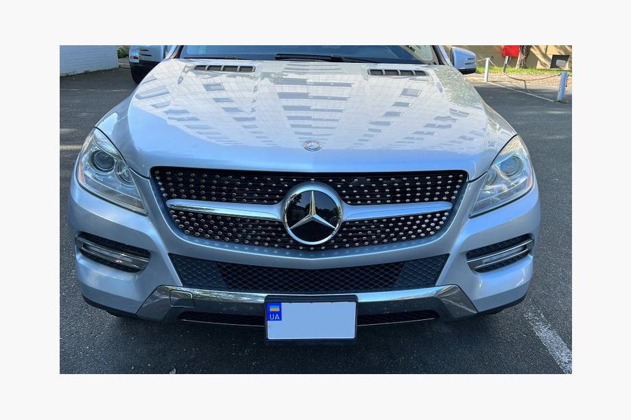 Mercedes GLE/ML class W166 2011-2018 рр. Тюнінг решітка Diamond (для ML) Фото 2