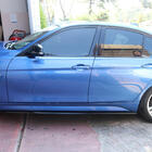 BMW 3 серія F30/F31 2012-2019 рр. Накладки на пороги EuroCap (під M-Sport пороги, чорний глянець) фото 6