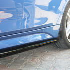 BMW 3 серія F30/F31 2012-2019 рр. Накладки на пороги EuroCap (під M-Sport пороги, чорний глянець) фото 5