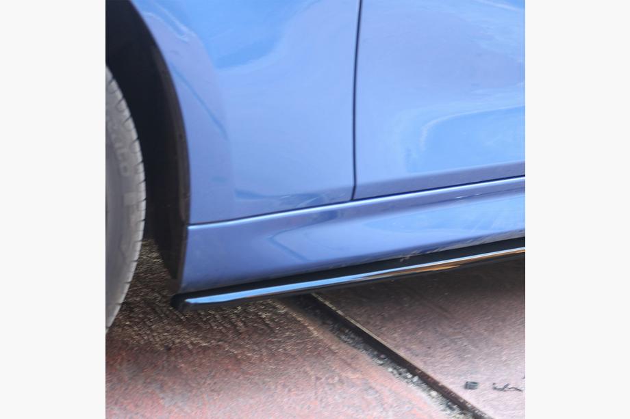 BMW 3 серія F30/F31 2012-2019 рр. Накладки на пороги EuroCap (під M-Sport пороги, чорний глянець) Фото 10