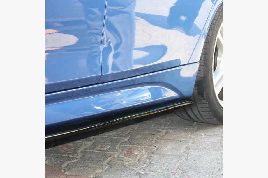 BMW 3 серія F30/F31 2012-2019 рр. Накладки на пороги EuroCap (під M-Sport пороги, чорний глянець) Фото 6