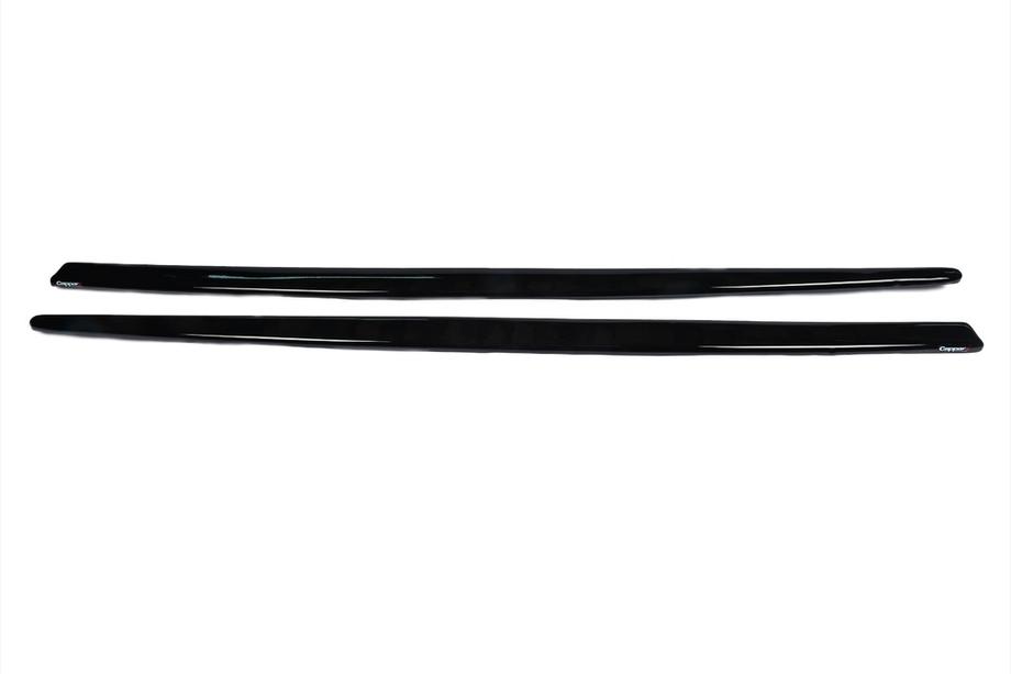 BMW 3 серія F30/F31 2012-2019 рр. Накладки на пороги EuroCap (під M-Sport пороги, чорний глянець) Фото 12