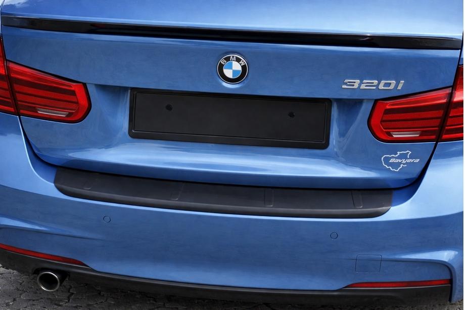 BMW 3 серія F30/F31 2012-2019 рр. Накладка на задній бампер EuroCap (Для F30, ABS) Фото 1