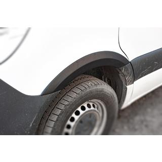 Накладки на арки (4 шт, чорні) Mercedes Sprinter W907/W910 2018- рр. фото 3