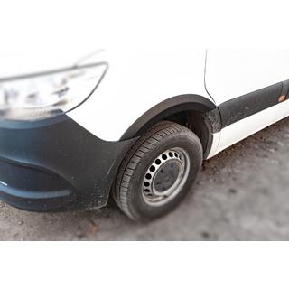 Накладки на арки (4 шт, чорні) Mercedes Sprinter W907/W910 2018- рр. фото 4