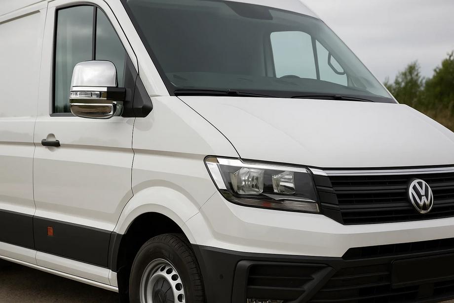 Volkswagen Crafter 2016- рр. Накладки на дзеркала Carmos (2 шт, ABS) Фото 1