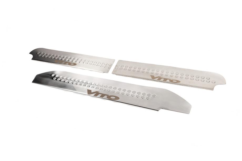 Mercedes Vito W639 2004-2014 рр. Накладки на внутрішні пороги V1 (Carmos) Image