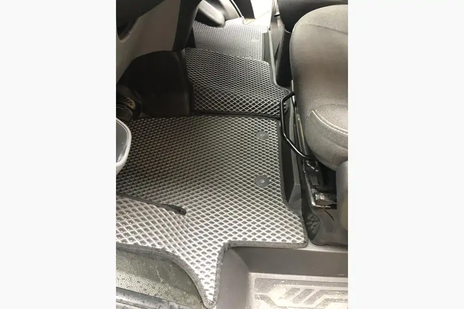 Ford Custom 2013-2022 рр. Килимки EVA (Передні, чорні) Image