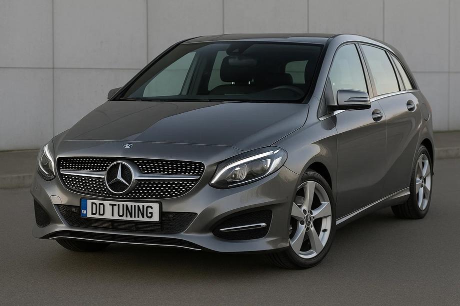 Mercedes B-class W246 2011-2018 рр. Передня решітка Diamond Silver (2015-2018) Image