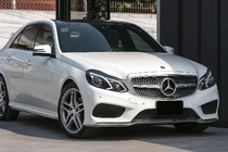 Mercedes E-сlass W212 2009-2016 рр. Передня решітка Diamond Silver (для Avantgarde і AMG-Line, 2013-2016) фото 5