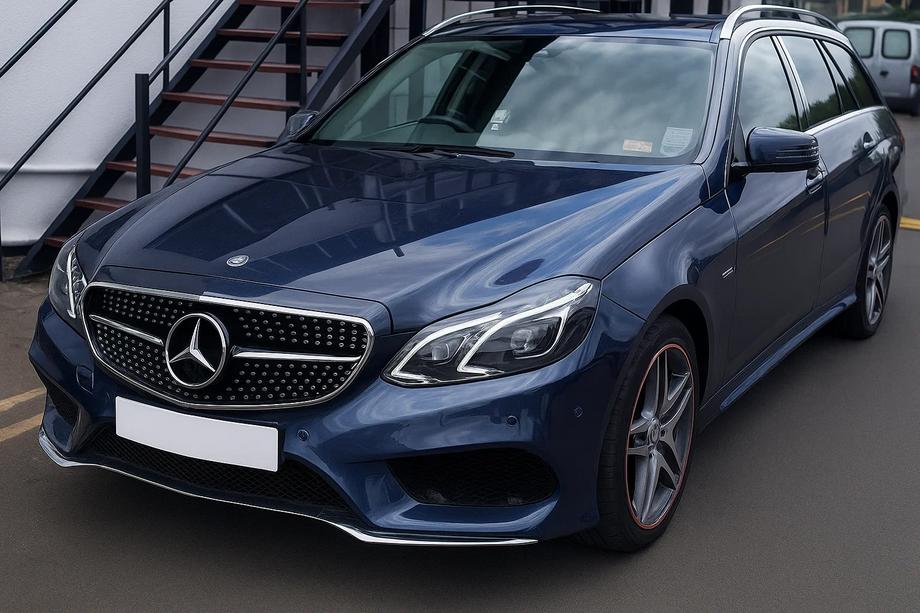 Mercedes E-сlass W212 2009-2016 рр. Передня решітка Diamond Silver (для Avantgarde і AMG-Line, 2013-2016) Image