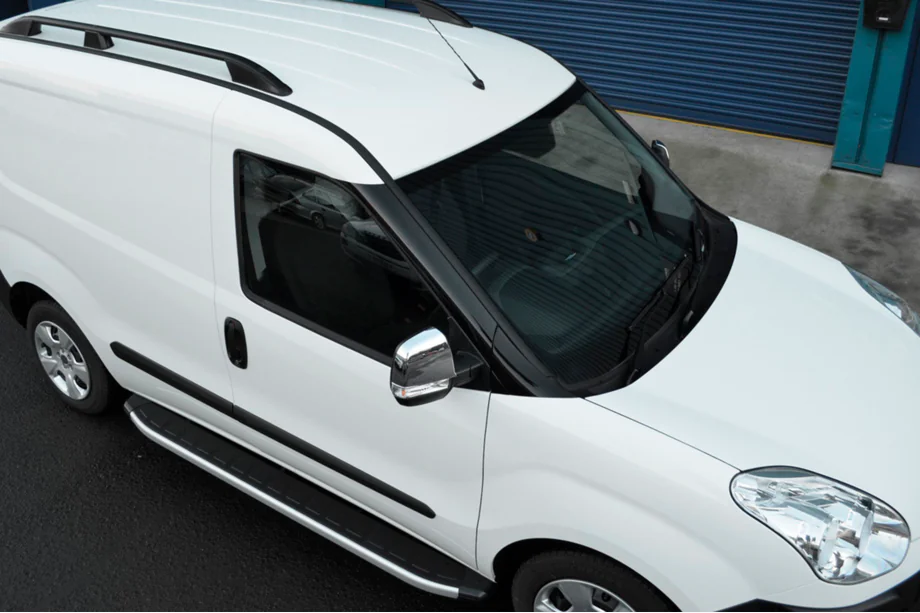 Fiat Doblo II 2010-2022 рр. Накладки на дзеркала (2 шт, нерж) Carmos - Турецька сталь Фото 5