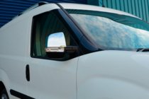 Opel Combo 2012-2018 рр. Накладки на дзеркала (2 шт, нерж) OmsaLine - Італійська нержавійка фото 6