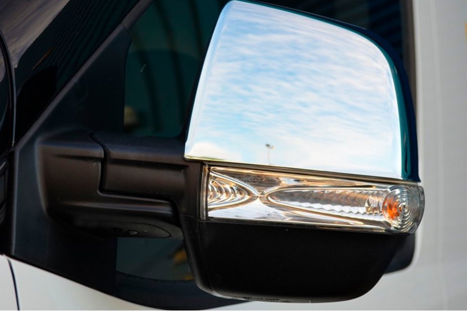 Opel Combo 2012-2018 рр. Накладки на дзеркала (2 шт, нерж) Фото 10