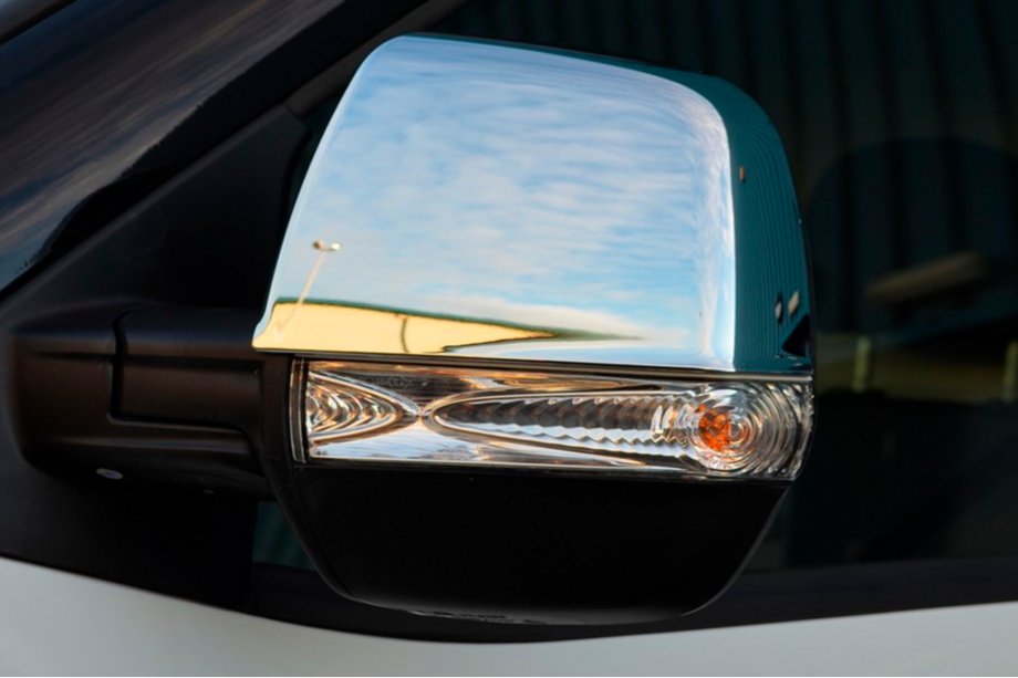Opel Combo 2012-2018 рр. Накладки на дзеркала (2 шт, нерж) Фото 11