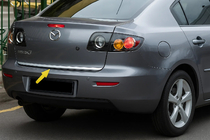 Mazda 3 2003-2009 рр. Кромка багажника SD (нерж.) фото 1