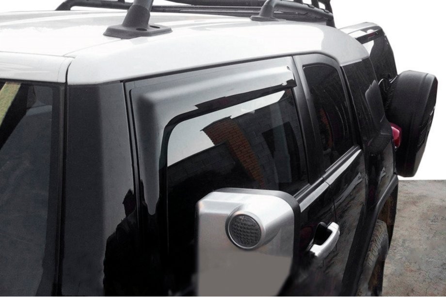 Toyota FJ Cruiser 2006-2022 рр. Вітровики (2 шт, HIC) Фото 1