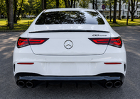 Mercedes CLA C118 2019- рр. Задній дифузор з насадками (дизайн CLA45) фото 2